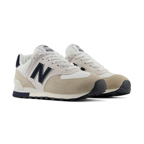 Championes New Balance 574 Gris Hielo-Negro