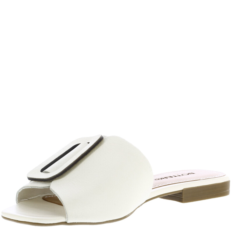 Zuecos de Mujer Bottero c/hebilla Blanco Hueso