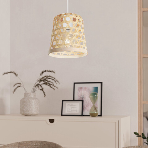 Pantalla de madera Ø160X175 CAPOLIVERI-E EG0886