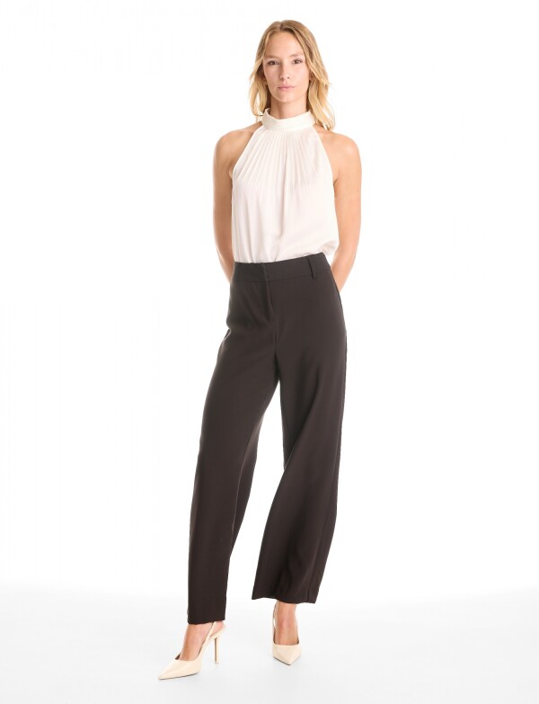 Pantalon Wide Leg NEGRO