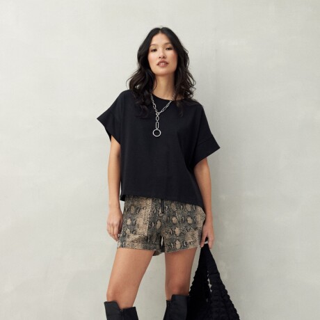 REMERA EXTAL Negro