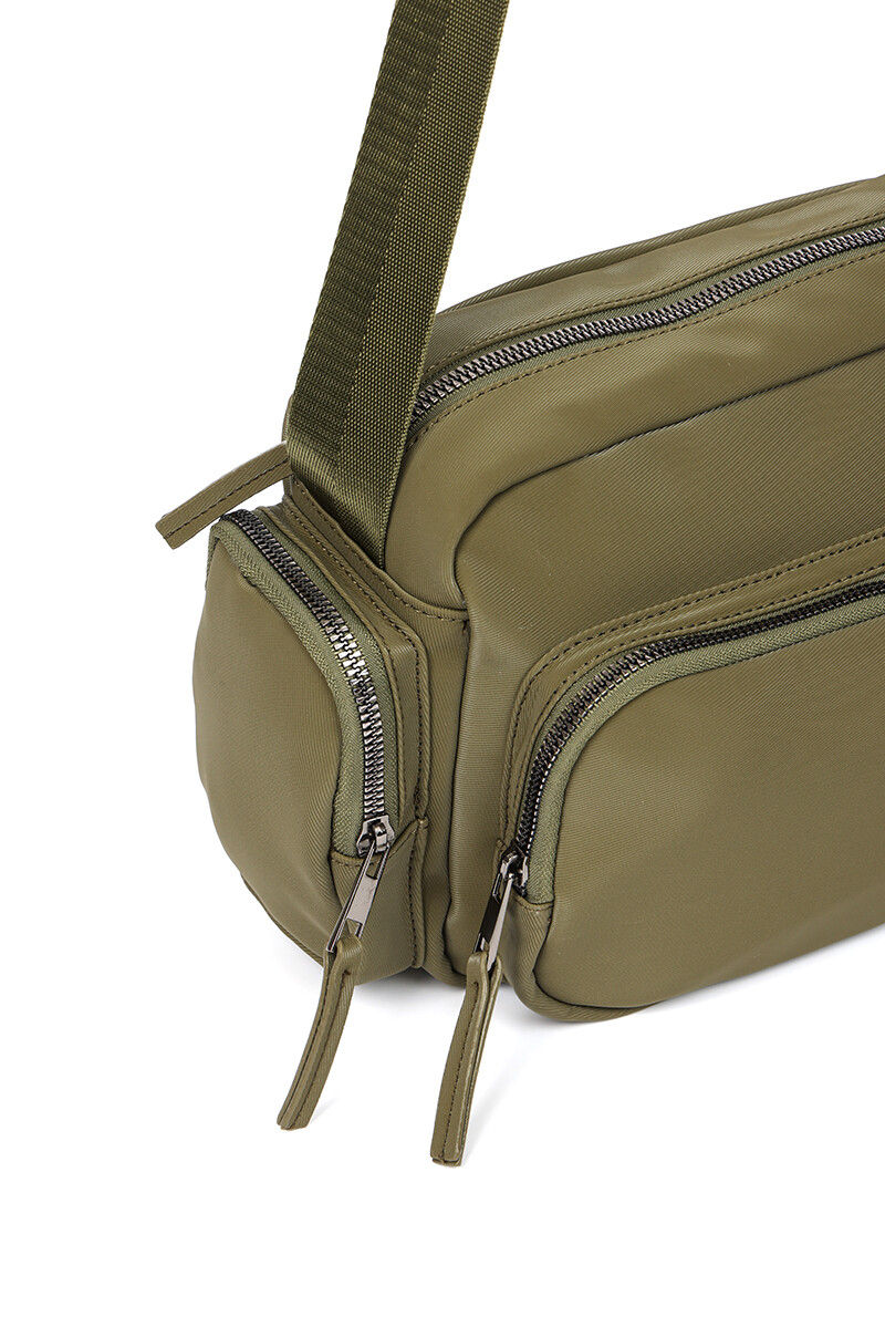 Bandolera Paz Verde Militar