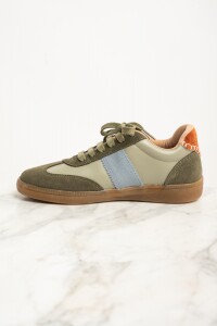Zapatilla Cuero Combinada Safari