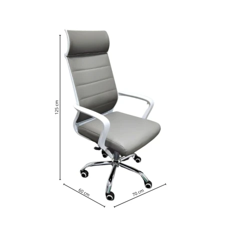 Silla de oficina AeroComfort Pro Gris