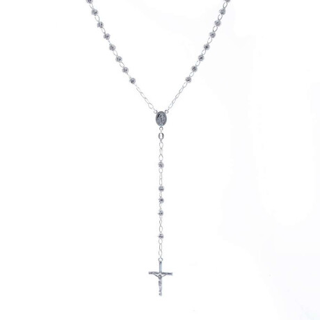 Rosario de plata 925 Largo De La Cadena 60 Cm