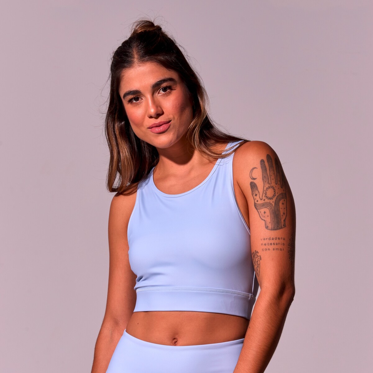 Top Lupe de Mujer - Celeste 