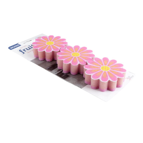 ESPONJA COCINA X3PCS MARGARITA ROSA ESPONJA COCINA X3PCS MARGARITA ROSA