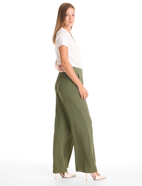 Palazzo Wide Leg Pinzas VERDE
