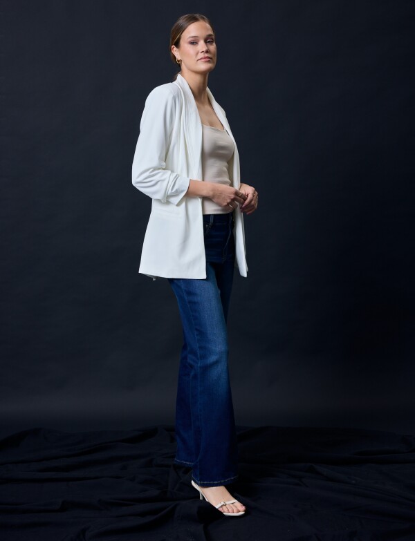 Blazer Manga Frunce CRUDO