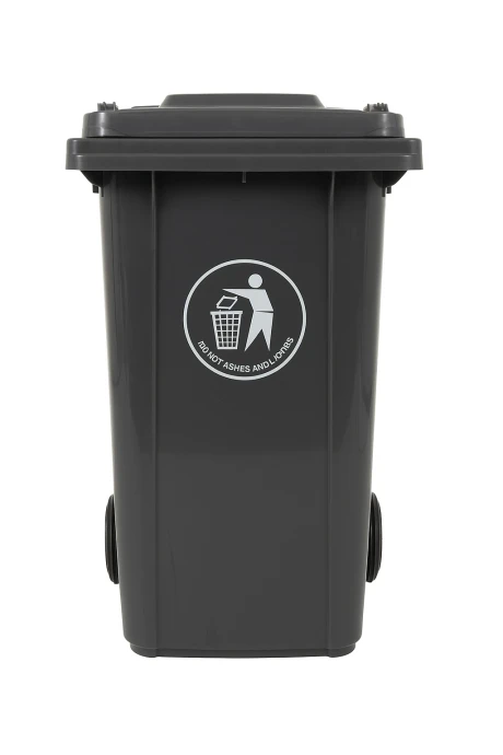 Contenedor De Residuos En Color Gris- 240 Litros Contenedor De Residuos En Color Gris- 240 Litros