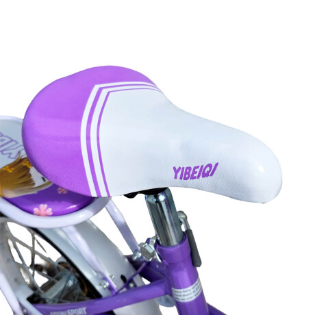 Bicicleta Paseo R16 Infantil Niña C/ Canasto y Accesorios Violeta
