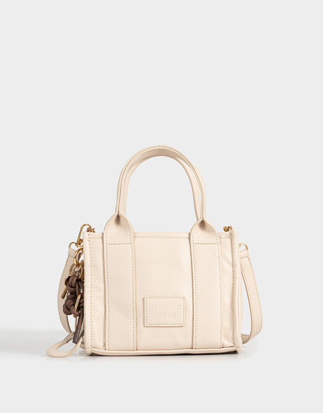 City Cartera City Mini - Blanco Crudo
