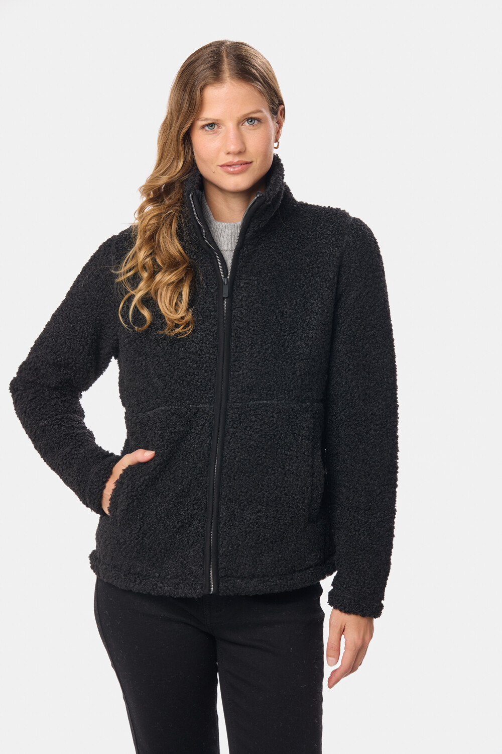 CAMPERA SHERPA Negro