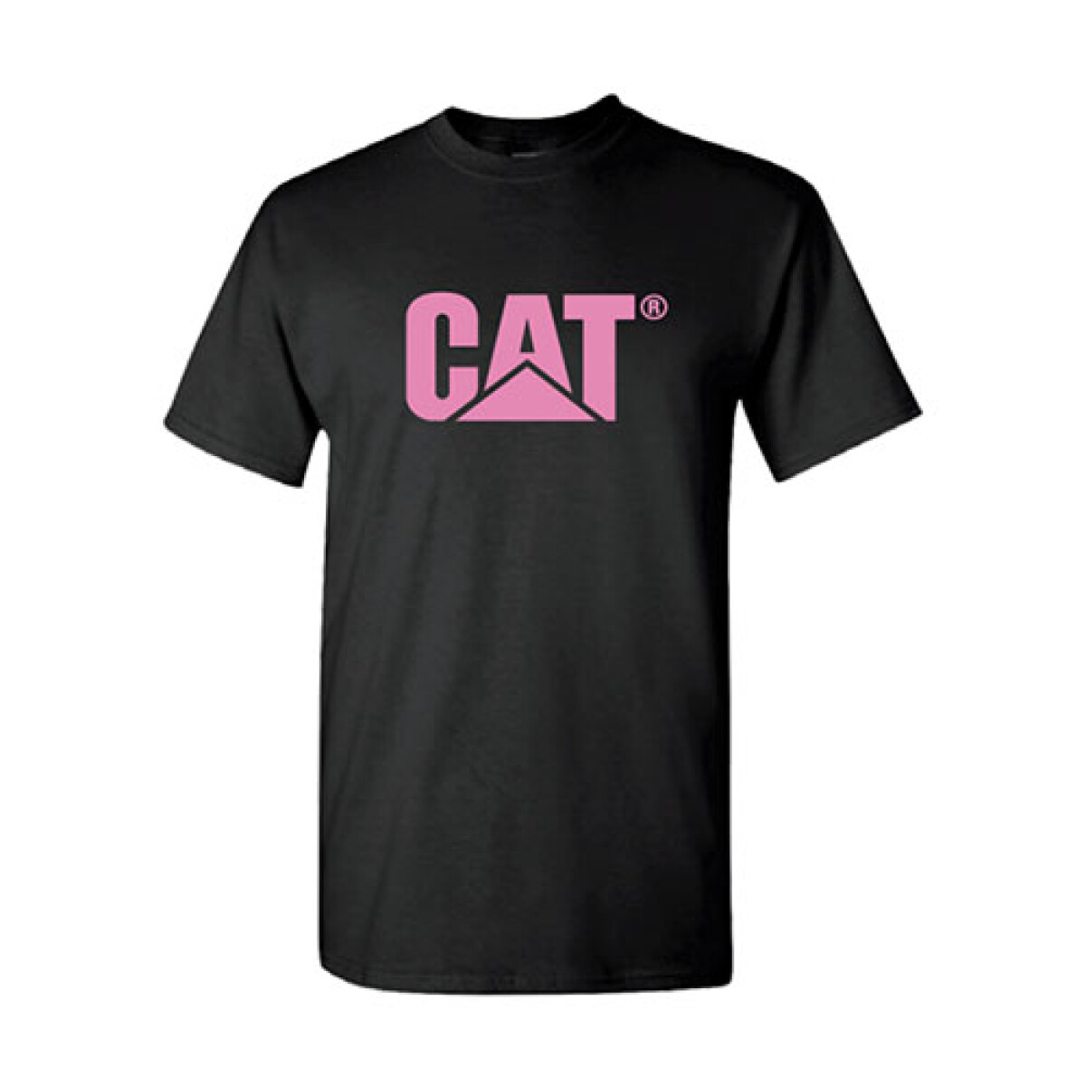 T-Shirt logo rosado Cat 