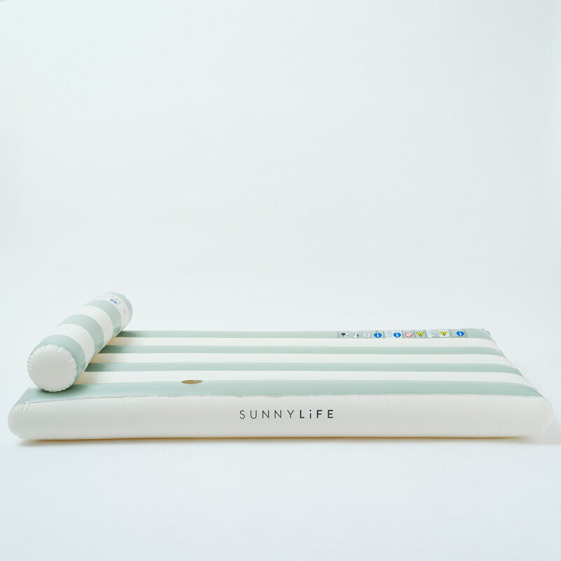 Colchoneta inflable Lilo Green Stripe
