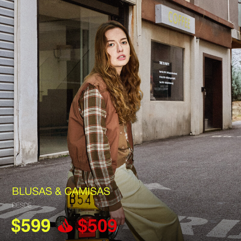 Blusas y camisas After Ciber 25% + 15% Santander