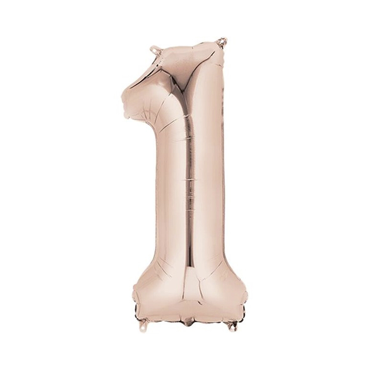 Globo Nº 1 Oro Rosa 75 cm 