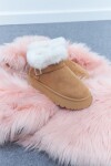 Bota corderito camel
