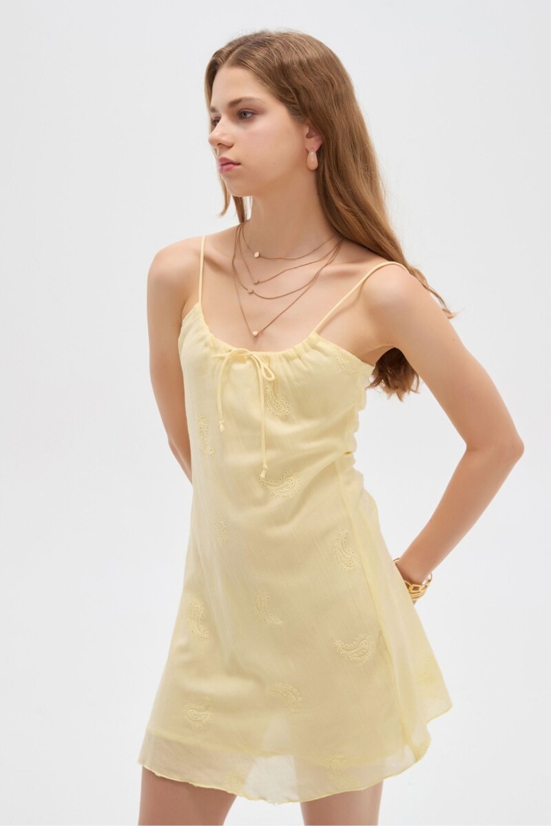 Vestido Tamaro - Amarillo Palido 