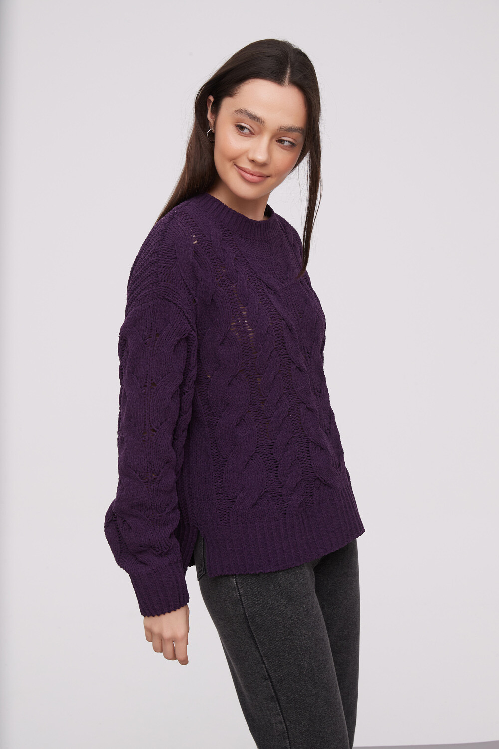 Sweater Petz Violeta Oscuro