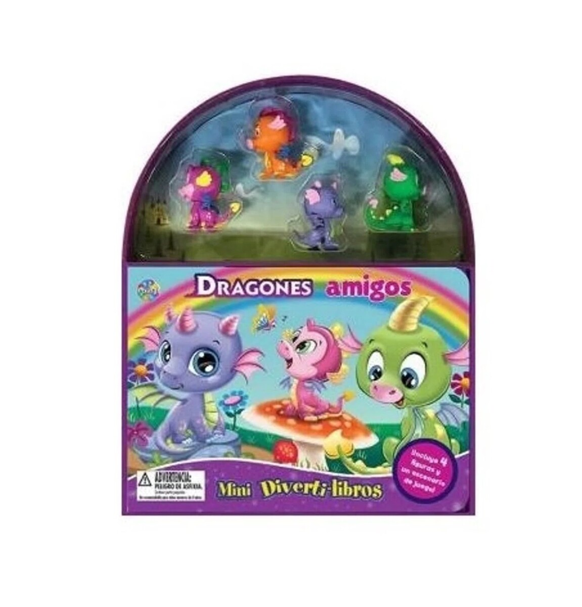 MINI DIVERTILIBROS-DRAGONES AMIGOS 