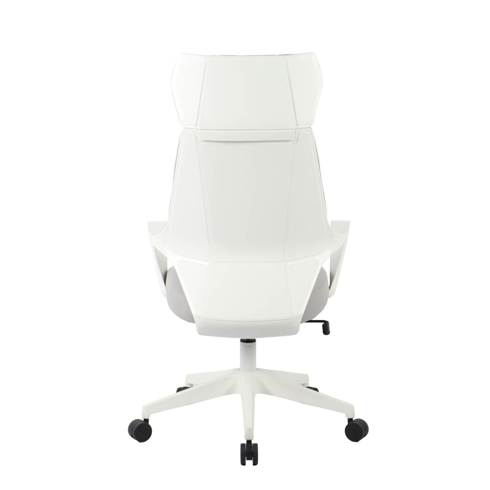 SILLA DE OFICINA TELA-Y-POLIPROPILENO GRIS ARSENE