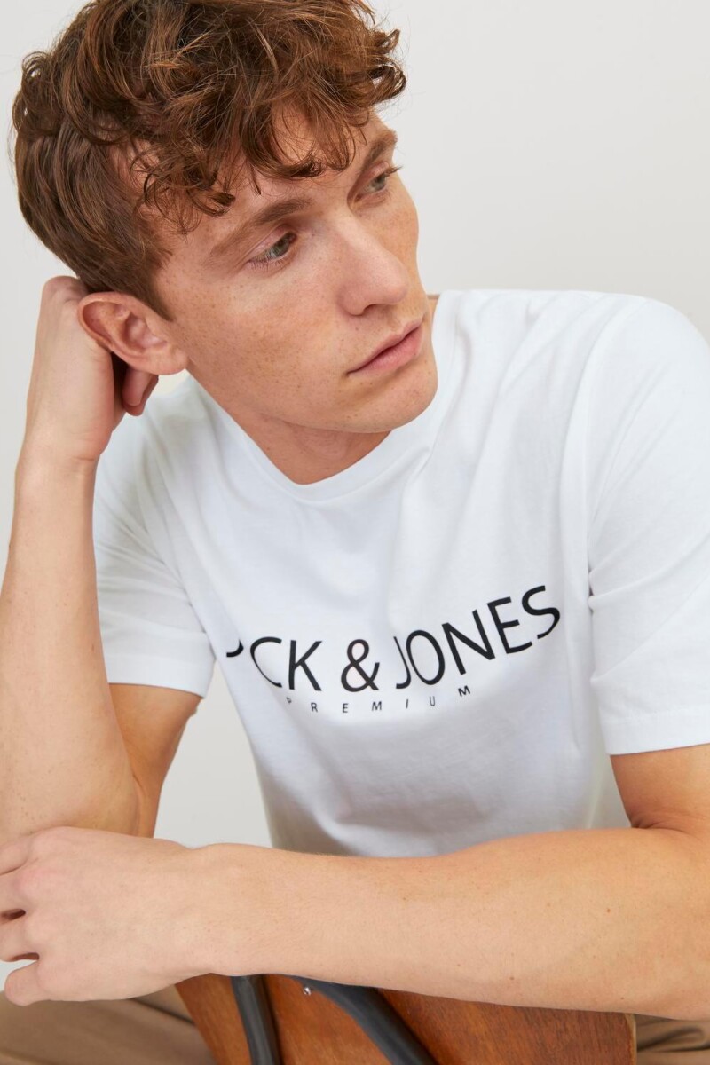 Camiseta Blajack Logo Estampado Bright White