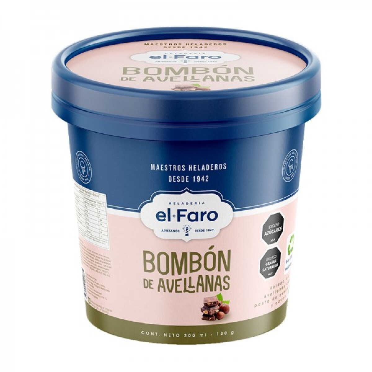 HELADO BOMBON AVELLANA FARO 200ML 