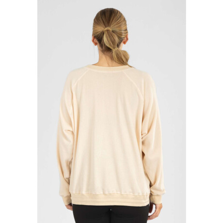 New sweater polar with pocket Beige