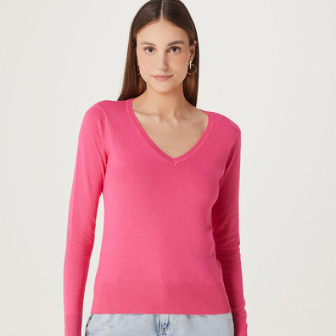 BLUSAO FEM ROSA MEDIO