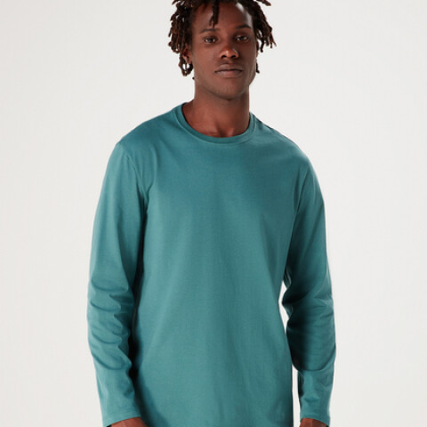 CAMISETA ML MASC VERDE MEDIO