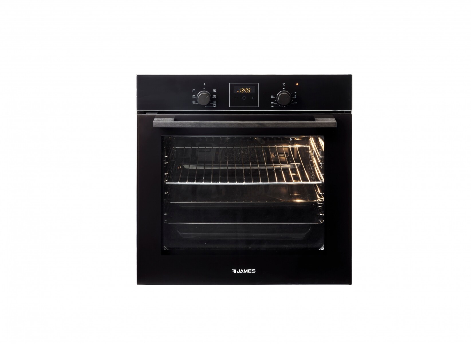 Horno De Empotrar James 56L Electrico Negro 
