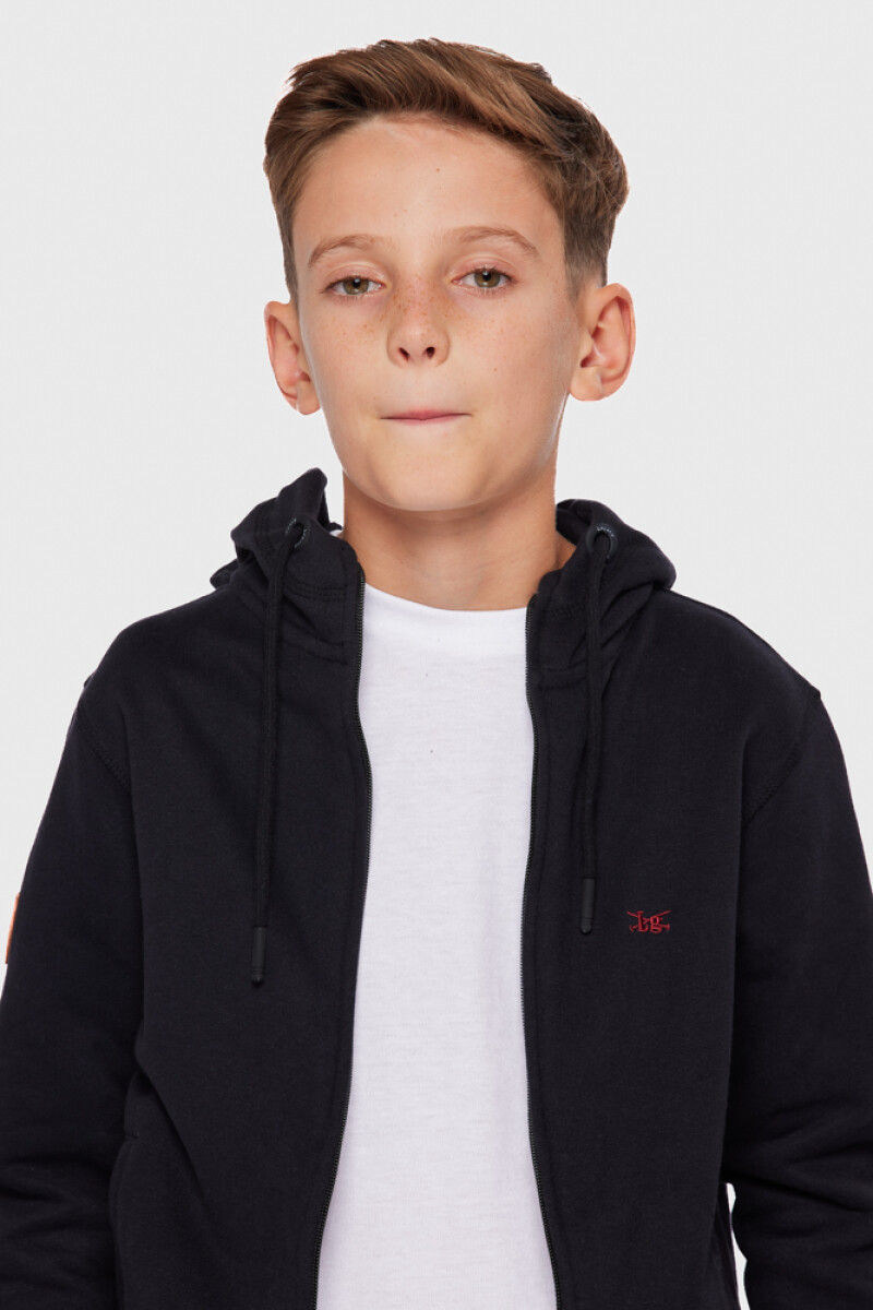 CAMPERA DE ALGODÓN - Negro 