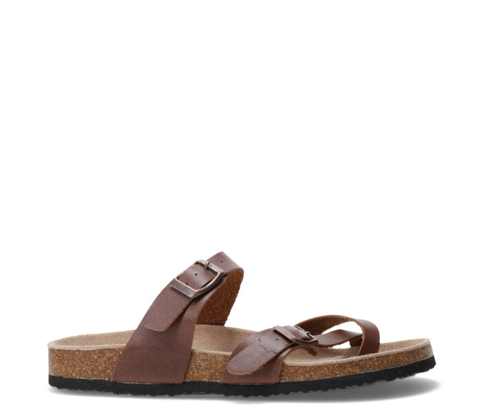 Sandalia BIRKANA descalza Brown