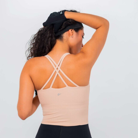 Remera Ztek Soltic Top de Mujer crema