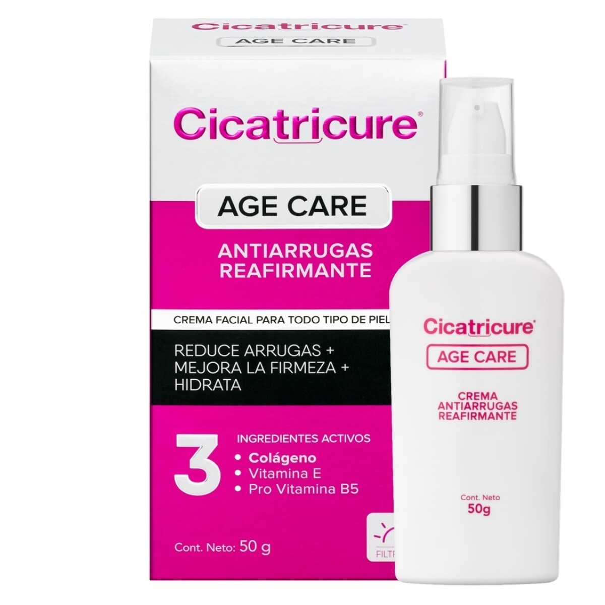Crema Facial Cicatricure Age Care Reafirmante 50ml 