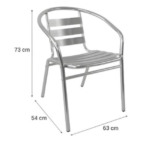Mesa con 2 sillas Just Home Collection en aluminio de exterior Mesa con 2 sillas Just Home Collection en aluminio de exterior