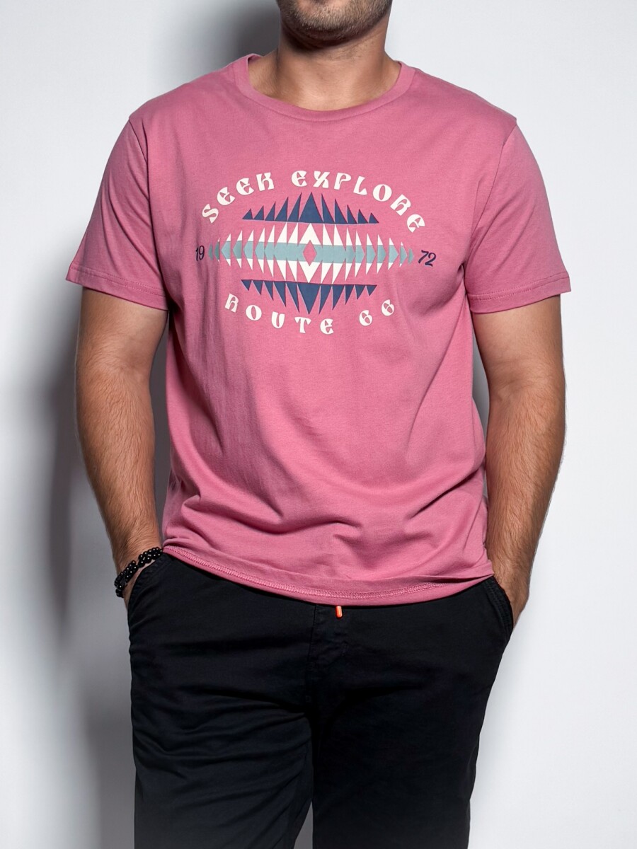 Remera estampada Isai - Rosado 