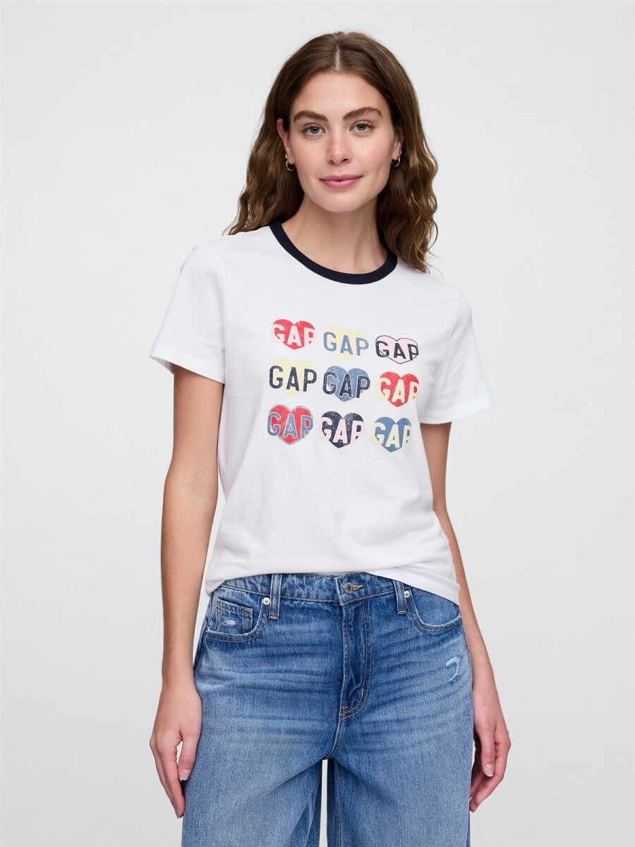 Remera Gráfico Mujer - White Uk 
