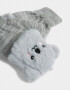 Guantes Infantiles Animalito Guantes Infantiles Mitones - Gris Melange