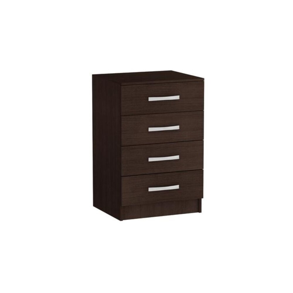 CÓMODA MESA DE LUZ - PEQUEÑA 4 CAJONES Tabaco