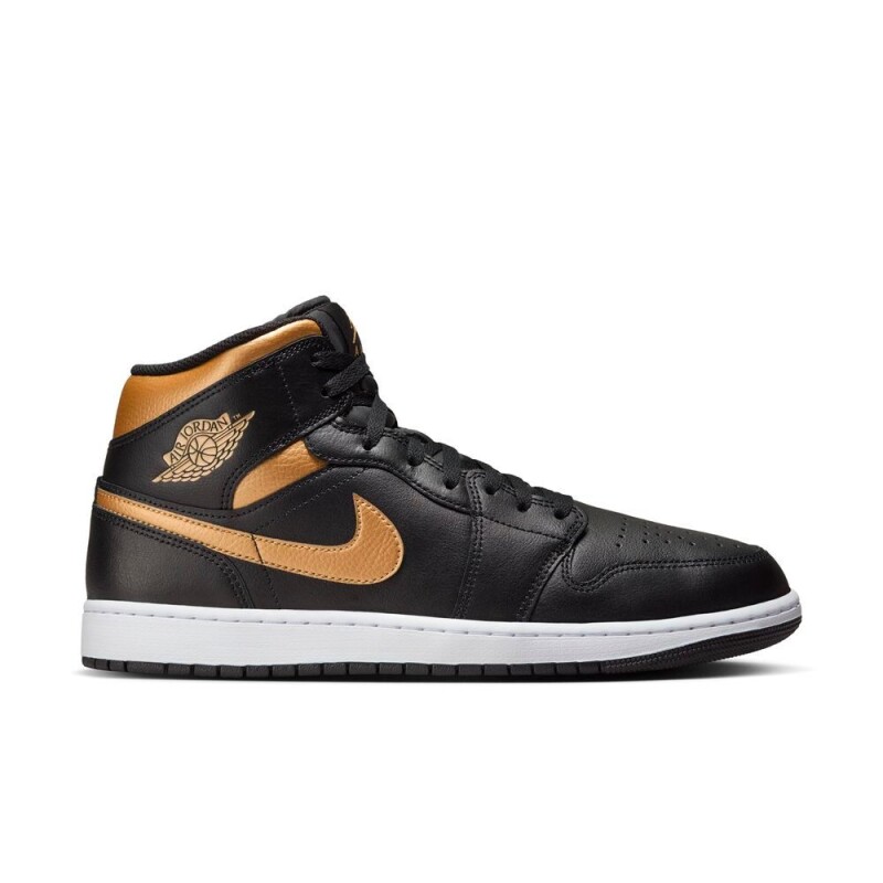 Zapatillas Air Jordan 1 Mid de Hombre Negro