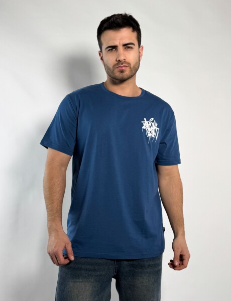 Remera estampada Cabre Azul