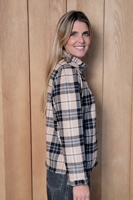 Camisa Mili Escosés Charcoal