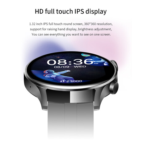 Hyundai - Smartwatch P280 - IP67. 1,32" Táctil Ips. RTL8762DT + HN336.. 4GB. Bluetooth. 260MAH. 001