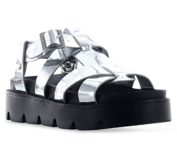 Sandalia DAISY tipo franciscana Silver