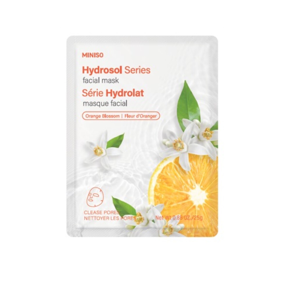 Mascarilla hidratante extractos - naranja 