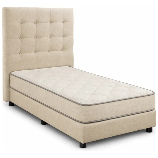 Respaldo de 1 plaza 90cms - Color beige Respaldo de 1 plaza 90cms - Color beige