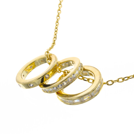 Conjunto de cadena de plata 925 con baño de oro amarillo, LLAMADORES. Conjunto de cadena de plata 925 con baño de oro amarillo, LLAMADORES.