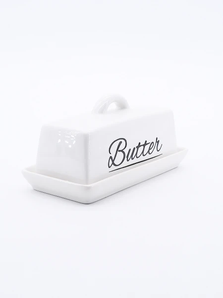 MANTEQUERA CERAMICA BUTTER BLANCO